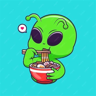 ぷろたん リスト - なぜか宇宙人がラーメンを食べている