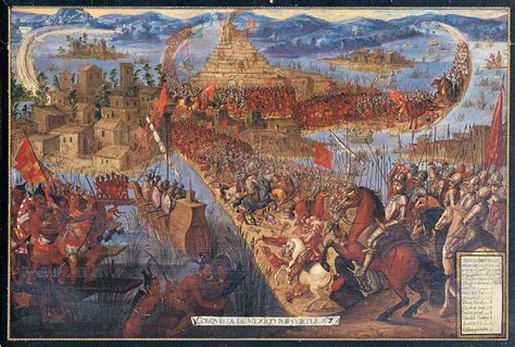 De Verovering van Tenochtitlán: Een Epische Ontmoeting tussen Twee Werelden en het Begin van een Nieuw Tijdperk